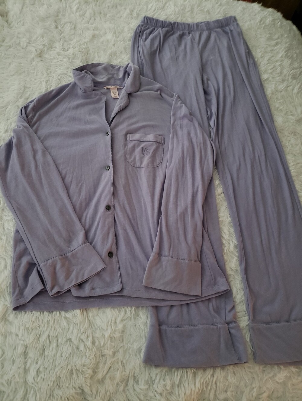 Size Small Victoria's Secret Pajama Set In Lilac Color